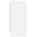 Credenza Bianco 75 x 33 x 80 cm Legno ingegnerizzato - Foto miniatura 5