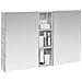 Set di Armadi da Bagno con porta 3 pcs 100 x 10,5 x 60,5 cm - Foto miniatura 3