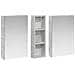 Set di Armadi da Bagno con porta 3 pcs 100 x 10,5 x 60,5 cm - Foto miniatura 5
