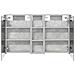 Set di Armadi da Bagno con porta 3 pcs 100 x 10,5 x 60,5 cm - Foto miniatura 7
