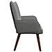 Sofa a Due Posti Grigio scuro 115 x 61 x 87 cm Velluto - Foto miniatura 5