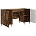 Scrivania Rovere Fumo 142,5 x 50 x 75 cm Legno ingegnerizzato - Foto miniatura 3