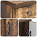 Scrivania Rovere Fumo 142,5 x 50 x 75 cm Legno ingegnerizzato - Foto miniatura 7