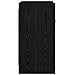 Comodini Rovere Nero 40 x 30 x 60 cm Legno ingegnerizzato - Foto miniatura 5