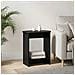 Tavolo laterale Nero 50 x 39,5 x 55 cm Legno ingegnerizzato - Foto miniatura 2