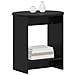 Tavolo laterale Nero 50 x 39,5 x 55 cm Legno ingegnerizzato - Foto miniatura 3