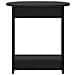 Tavolo laterale Nero 50 x 39,5 x 55 cm Legno ingegnerizzato - Foto miniatura 4