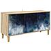 Mobile TV RAALTE 102 x 33 x 50 cm Sonoma Legno ingegnerizzato - Foto miniatura 1