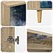 Mobile TV RAALTE 102 x 33 x 50 cm Sonoma Legno ingegnerizzato - Foto miniatura 6