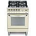 PBI66MFT / C Cucina a 4 Fuochi Gas Forno Elettrico Multifunzione Classe A Dimensione 60 x 60 cm Colore Avorio - Foto miniatura 6