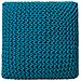 Pouf Poggiapiedi In Tessuto Blu 50 X 50 X 31 Cm Conrad - Foto miniatura 17
