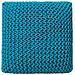 Pouf Poggiapiedi In Tessuto Blu 50 X 50 X 31 Cm Conrad - Foto miniatura 26