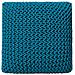 Pouf Poggiapiedi In Tessuto Blu 50 X 50 X 31 Cm Conrad - Foto miniatura 14