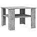 Tavolino da Salotto Grigio Cemento 60x60x42cm Legno Multistrato - Foto miniatura 1
