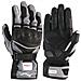 Guanto Sport Moto Pelle Corto Foderato Protezioni Imbottito Sportivo Argento M - Foto miniatura 1