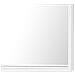 Specchio Da Parete Quadrato Bianco 50 X 50 Cm Brignoles - Foto miniatura 9