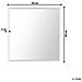 Specchio Da Parete Quadrato Bianco 50 X 50 Cm Brignoles - Foto miniatura 2