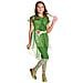 Costume Lusso Poison Ivy Dc Super Hero Girls Bambina - Taglia: 5/6 Anni (116 Cm)  - Foto miniatura 1