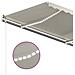 Tenda Automatica con Sensore Vento e LED 350x250 cm Crema - Foto miniatura 2