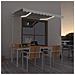 Tenda Automatica con Sensore Vento e LED 350x250 cm Crema - Foto miniatura 8