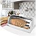 Mr-1671s Portapane, Coperchio Scorrevole, Design Elegante, Acciaio Inox. , Acrilico Trasparente - Foto miniatura 5