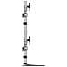 ARMQUADSS supporto da tavolo per Tv a schermo piatto 81,3 cm (32") Libera installazione Nero, Argento - Foto miniatura 4