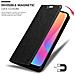 Custodia Compatibile Con Xiaomi Redmi 8a In Nero Di Notte - Coperchio Protettiva Con Chiusura Magnetica, Funzione Stand E Tasca Per Le Carte - Foto miniatura 7