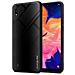 Custodia Compatibile Con Samsung Galaxy A10 / M10 - Ottica A Strisce In Opale Nero - Coperchio Protettivo In Vetro Temperato E Silicone Tpu - Foto miniatura 1