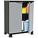 Armadietto In Plastica 68x39x92 Cm Design Rattan - Foto miniatura 1
