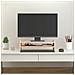 Supporto Per Monitor 50x27x15 Cm In Legno Massello Di Pino - Foto miniatura 3