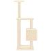 Albero per Gatti con Tiragraffi in Sisal Crema 104 cm - Foto miniatura 5