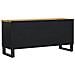 Mobile Tv 100x33x46cm Legno Massello Mango E Legno Multistrato - Foto miniatura 3