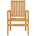 Sedie Da Giardino Impilabili 4 Pz 56,5x57,5x91 Cm Massello Teak - Foto miniatura 2
