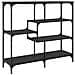 Tavolino Consolle Nero 103x32x95 Cm In Legno Multistrato - Foto miniatura 2