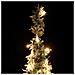 Albero Di Natale Artificiale Pop-up Neve Fioccata 100 Led 150cm - Foto miniatura 3