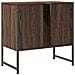 Mobile Lavabo Bagno Rovere Marrone 60x33x60cm Legno Multistrato - Foto miniatura 3
