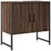 Mobile Lavabo Bagno Rovere Marrone 60x33x60cm Legno Multistrato - Foto miniatura 1
