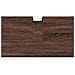 Mobile Lavabo Bagno Rovere Marrone 60x33x60cm Legno Multistrato - Foto miniatura 9