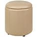 Pouf Contenitore Maryland Pelle Sintetica Beige - Foto miniatura 3