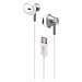 SBS TEEARTYCMETW cuffia e auricolare Cablato In-ear Musica e Chiamate USB tipo-C Bianco - Foto miniatura 1