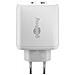 65412 Caricabatterie per dispositivi mobili Cuffie, Computer portatile, Smartphone, Tablet Bianco AC Interno - Foto miniatura 3