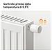 Kit Termostato. Comprende hub ZG2-EU e valvola TRV1, La valvola TRV1 viene fornita con 6 adattatori di montaggio, rilevamento finestra aperta, protezione congelamento, programmabile e compatibile con Alexa e Google - Foto miniatura 10