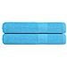 Asciugamani Sauna 2 Pz Turchesi 80x200 Cm 360 G /m 100% Cotone - Foto miniatura 1