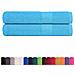 Asciugamani Sauna 2 Pz Turchesi 80x200 Cm 360 G /m 100% Cotone - Foto miniatura 2