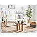 Divano Letto Bennas Bouclé Beige Chiaro 3 Posti - Foto miniatura 1