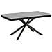 Tavolo allungabile 90x180/440 cm Plaker Evolution cemento telaio antracite - Foto miniatura 1