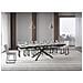 Tavolo allungabile 90x180/440 cm Plaker Evolution cemento telaio antracite - Foto miniatura 3