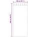 Tende In Voile Con Passanti 2 Pz Marrone Chiaro 140x260 Cm - Foto miniatura 2