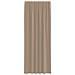 Tende In Voile Con Passanti 2 Pz Marrone Chiaro 140x260 Cm - Foto miniatura 5
