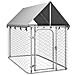 Gabbia Per Cani Da Esterno Con Tetto 200x100x150 Cm - Foto miniatura 1